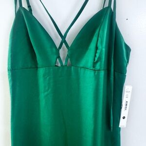 Brand new satin dress